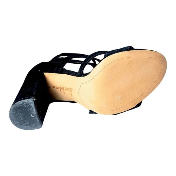 SAM EDELMAN Yasmina Black Strappy Sandals Size 7M - Picture 8 of 9